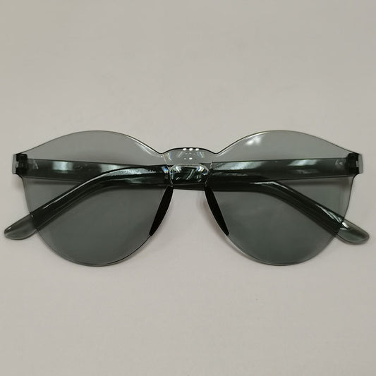 European And American Trendy One-piece Candy-colored Sunglasses