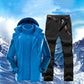 Two Piece Set Of Plush Warm Hiking Pants