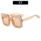 Plastic Box Sunglasses Fashion Personality Trend