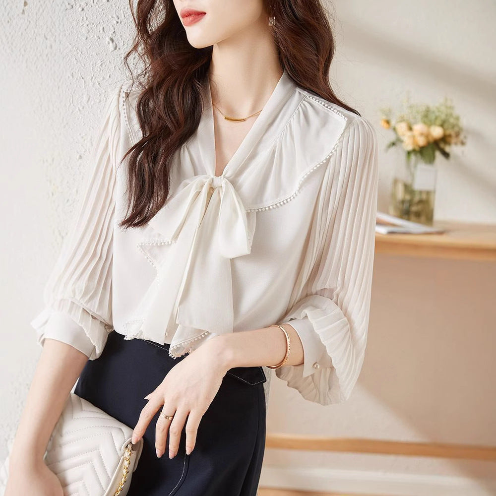 Women's Advanced Design Sense Casual All-matching Tops Younger