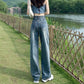 Slim Straight-leg Floor-length Pants Trendy Korean Style Versatile