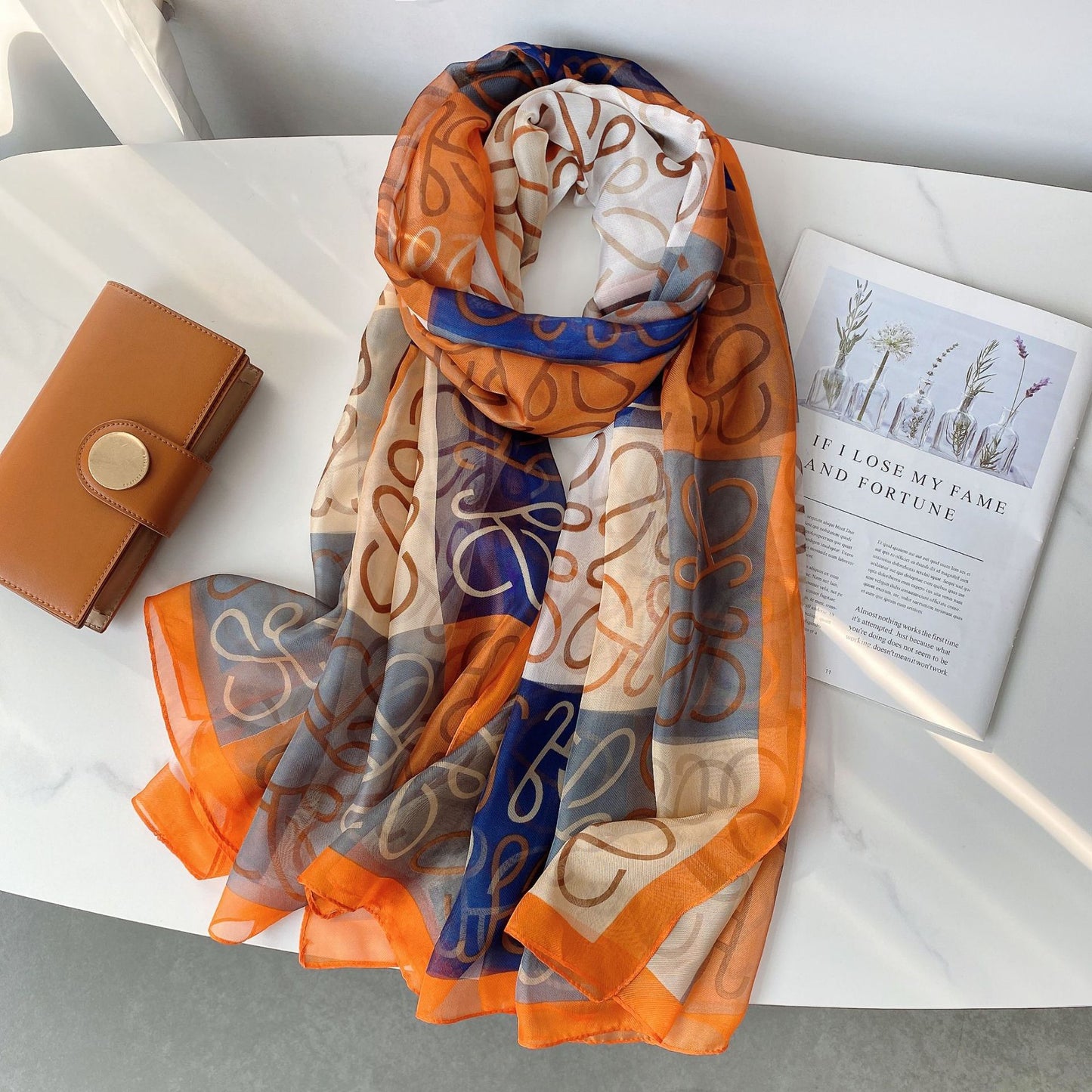 Yarn Cashew Printed Beach Travel Sun Protection Scarf