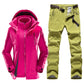 Two Piece Set Of Plush Warm Hiking Pants