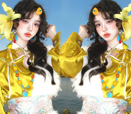 Travel Photography Tourism Photography Ethnic Style Tibetan Clothing