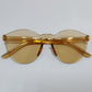 European And American Trendy One-piece Candy-colored Sunglasses