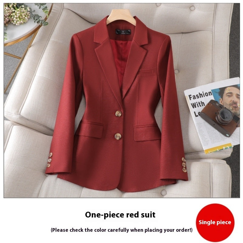 Temperament Goddess Style Work Clothes Small Formal Suit