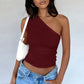 Summer European And American-style Sexy Off-shoulder Tops