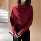 French Semi-high Neck Women's Thick Lazy Style Inner Wear Knitted Sweater