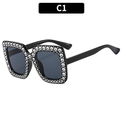 Plastic Box Sunglasses Fashion Personality Trend