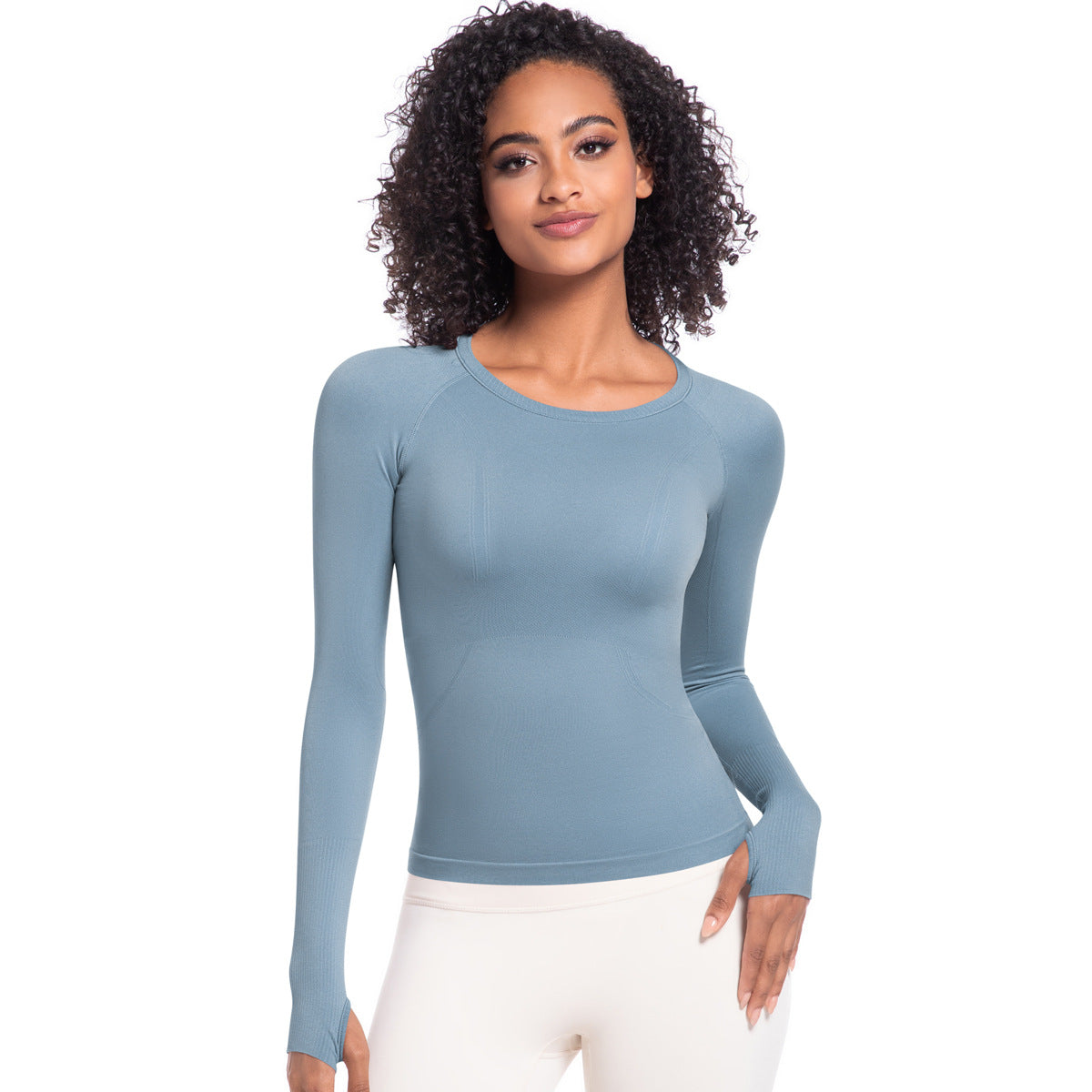 Sports Running Fitness Breathable Seamless Long Yoga Wear