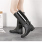 Rain Boots Ladies Water Shoes High Tube Long Tube Outer Wear Waterproof Rubber Shoes