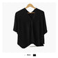 Blouse Travel Pure Color All-matching Cloak Fashionable Knitted Cardigan