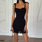 Cropped Form-fitting Sheath Dress For Women