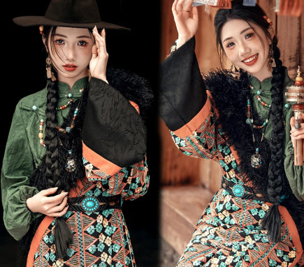 Travel Photography Tourism Photography Ethnic Style Tibetan Clothing