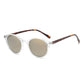 Round Polarized Full Rim Frame Sunglasses