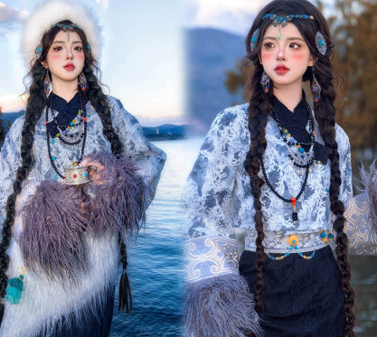 Travel Photography Tourism Photography Ethnic Style Tibetan Clothing