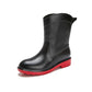 Waterproof Rubber Shoes Wear-resistant Mid-tube