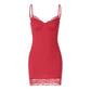 Womens Summer Sexy Spliced Lace Camisole Dress