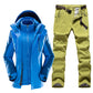 Two Piece Set Of Plush Warm Hiking Pants