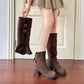 Two-way Wear Long Boots Removable High Heel High Leg Boot