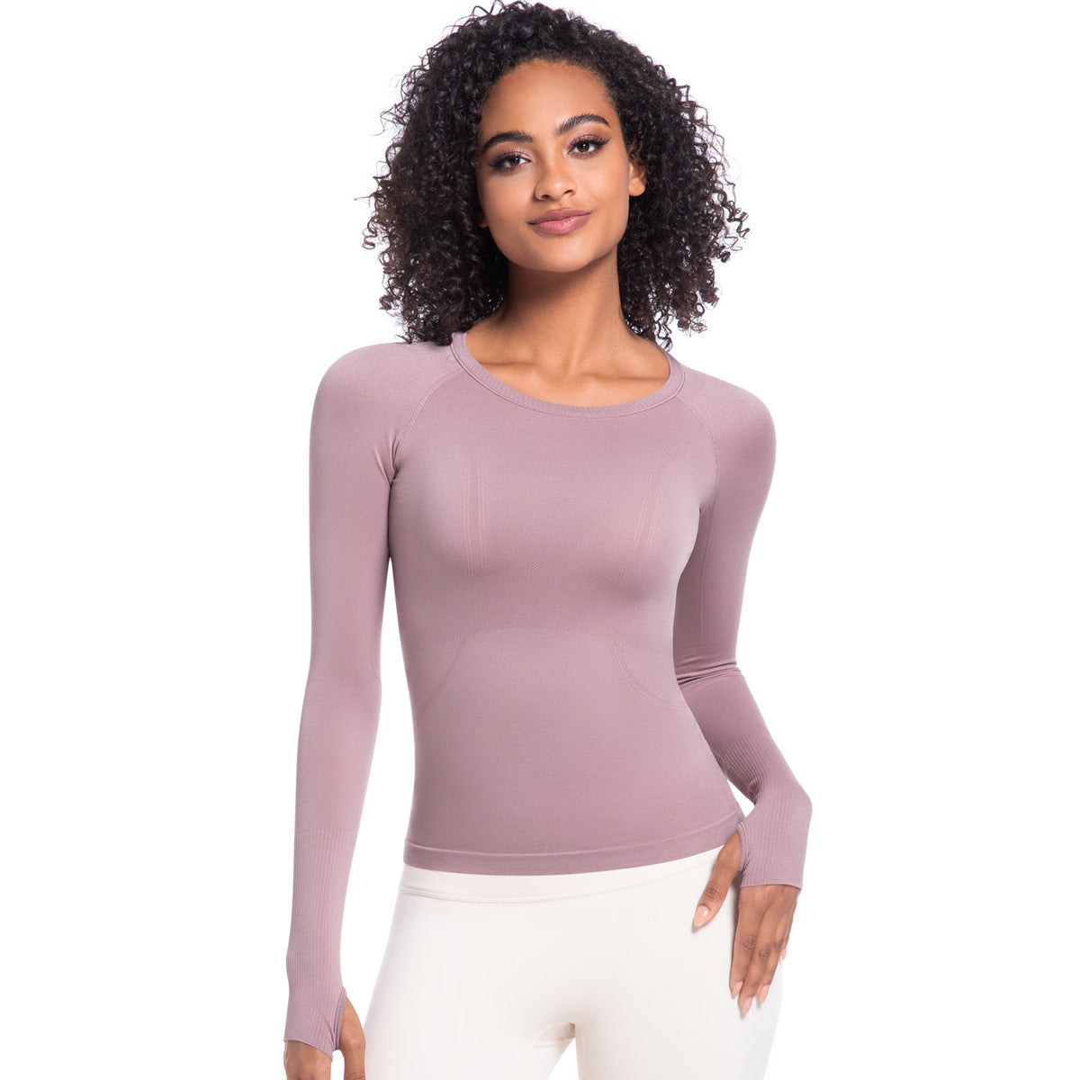 Sports Running Fitness Breathable Seamless Long Yoga Wear