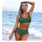 Twist Bikini Women High Waist Swimsuit Summer Beach Clothes
