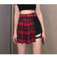 Work Clothes Plaid Skirt Female Summer Cool Girl Wear A Tactical Skirt