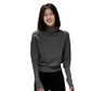 French Semi-high Neck Women's Thick Lazy Style Inner Wear Knitted Sweater
