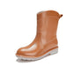 Waterproof Rubber Shoes Wear-resistant Mid-tube