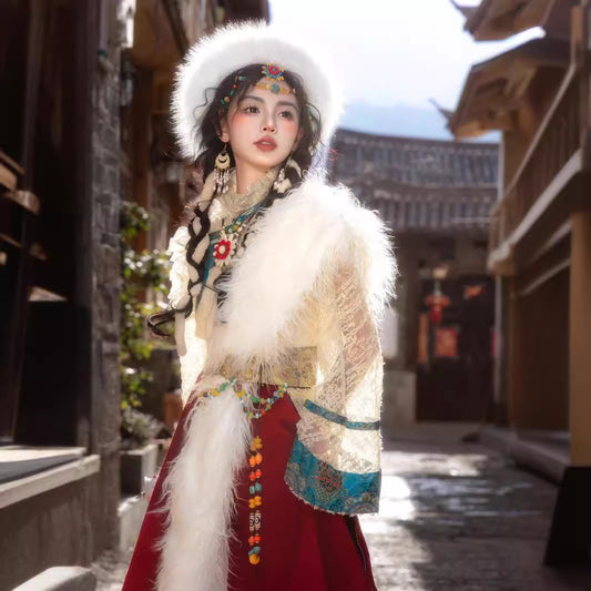 Travel Photography Tourism Photography Ethnic Style Tibetan Clothing