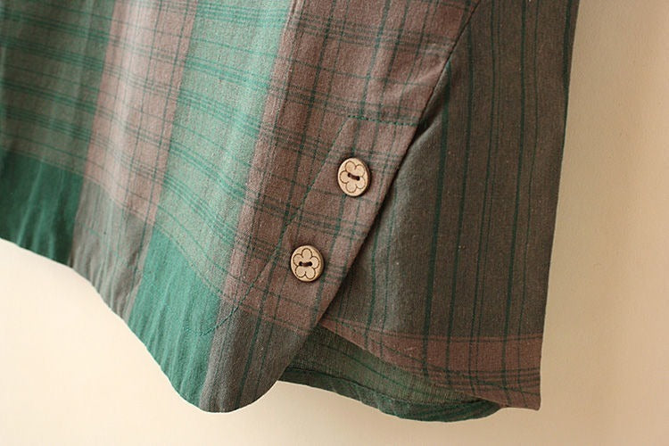 Plaid Two-piece Set Of All-match Slacks