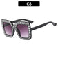 Plastic Box Sunglasses Fashion Personality Trend