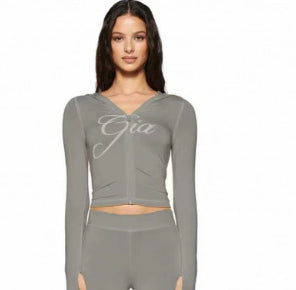 Color-blocking Yoga Anti-shock Fitness Wear Tight Casual Sportswear Set