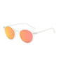 Round Polarized Full Rim Frame Sunglasses