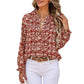 Wear Pullover Temperament Commute Style All-match Floral Print Pullover