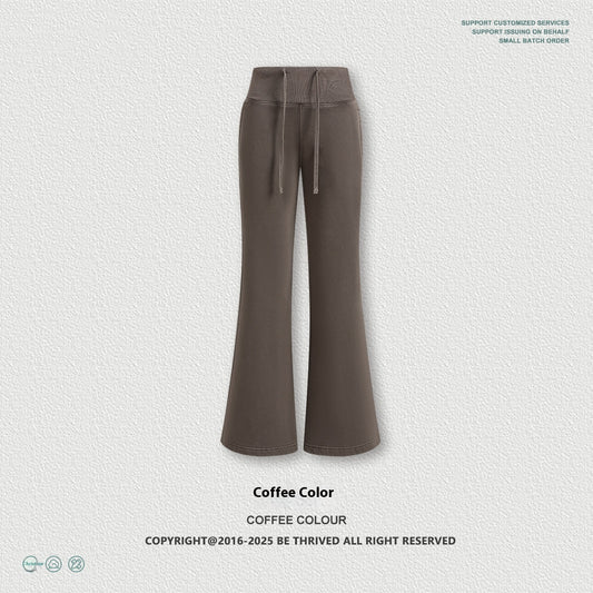 Two Piece Set Of Velvet Slimming Waist Zipper Sweatshirt Cardigan Casual Pants