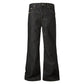 Dark-colored Slightly Flared Raw Denim Jeans For All Seasons
