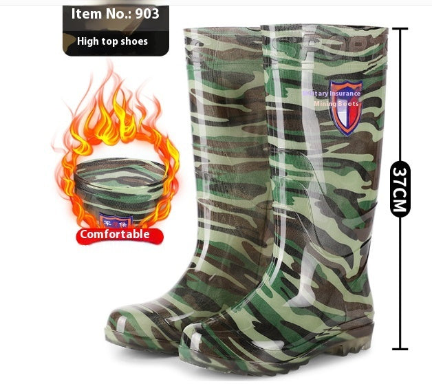 Fashion Waterproof Rain Boots Non-slip And Wear-resistant