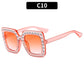 Plastic Box Sunglasses Fashion Personality Trend