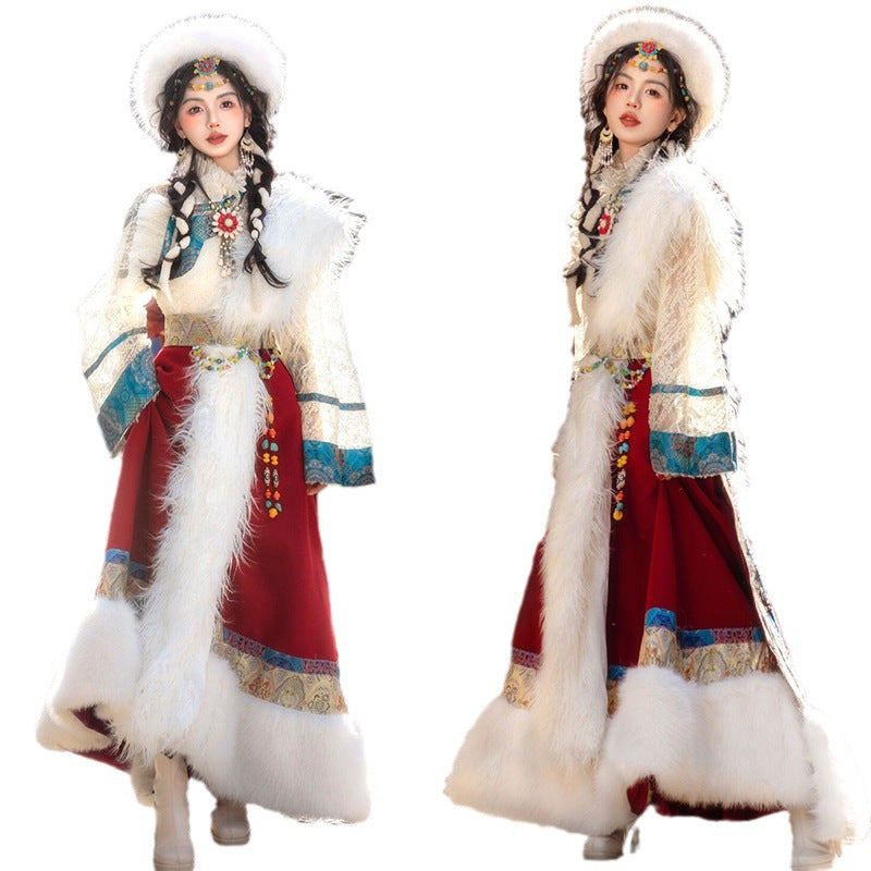 Travel Photography Tourism Photography Ethnic Style Tibetan Clothing