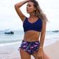 Twist Bikini Women High Waist Swimsuit Summer Beach Clothes