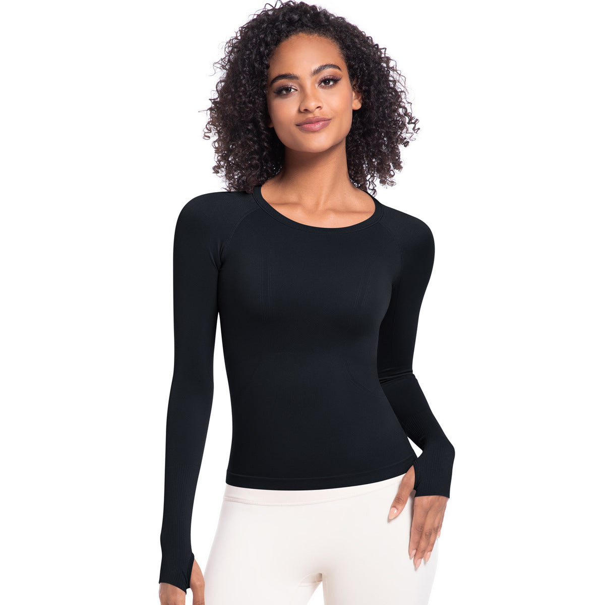 Sports Running Fitness Breathable Seamless Long Yoga Wear
