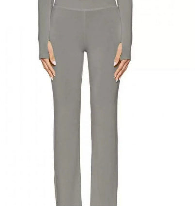 Color-blocking Yoga Anti-shock Fitness Wear Tight Casual Sportswear Set