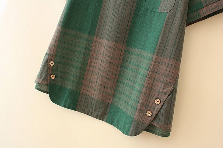 Plaid Two-piece Set Of All-match Slacks