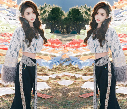 Travel Photography Tourism Photography Ethnic Style Tibetan Clothing