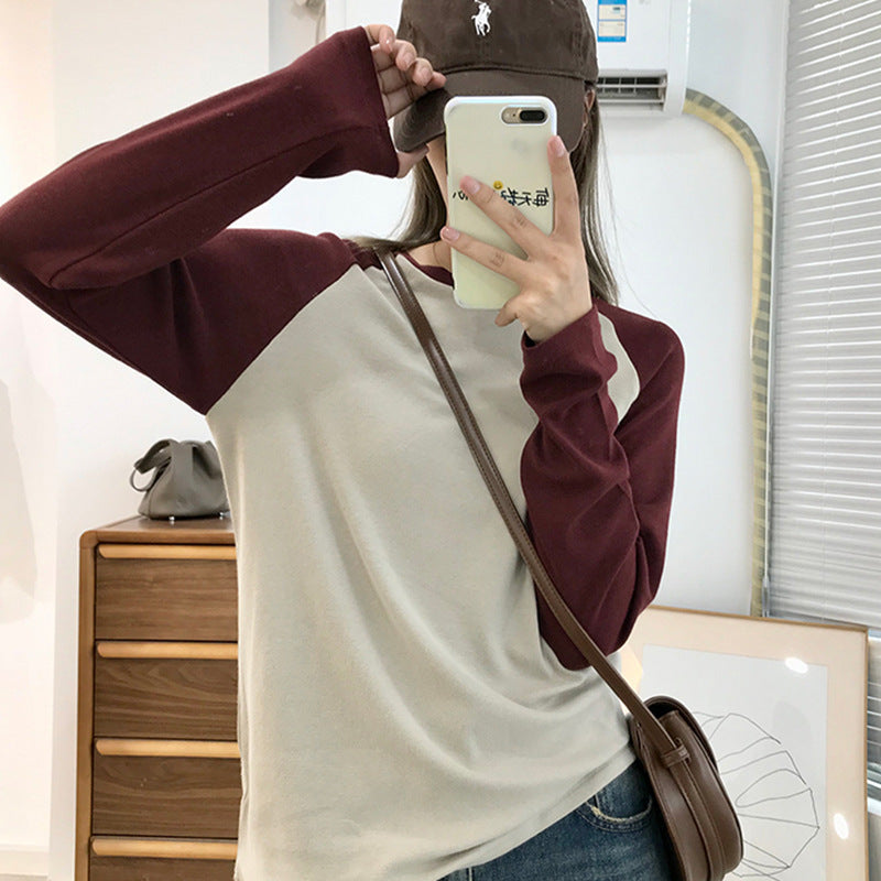 Slimming Inner Wear Fleece-lined Long Sleeve Top