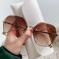 To Make Big Face Thin-looked Elegant Fashion Sunglasses