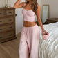 Summer New Arrival Camisole And Wide-leg Pants Two-piece Set
