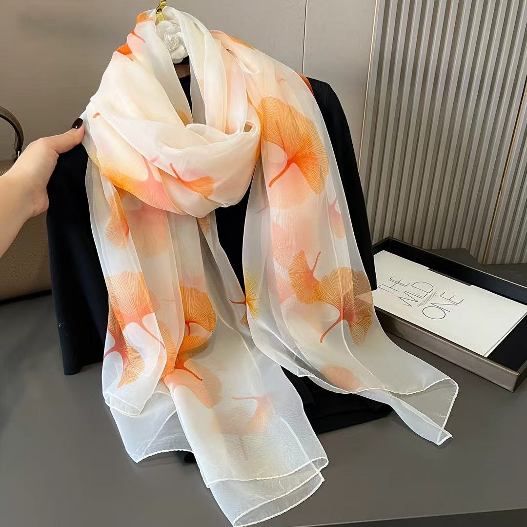 Yarn Cashew Printed Beach Travel Sun Protection Scarf