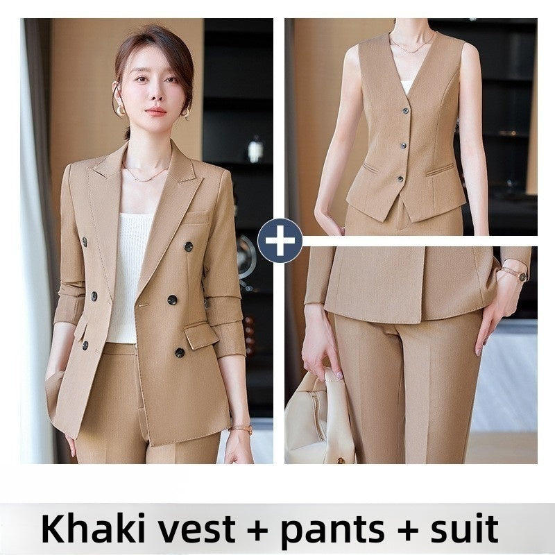 Women's Outer Wear Vest Waistcoat Hotel Receptionist Uniform Work Clothes
